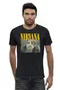 Заказать мужскую футболку в Москве. Футболка базовая Nirvana от Leichenwagen - готовые дизайны и нанесение принтов.