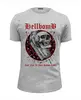Заказать мужскую футболку в Москве. Футболка базовая Hellbomb от Leichenwagen - готовые дизайны и нанесение принтов.