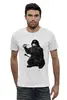 Заказать мужскую футболку в Москве. Футболка базовая Медведь от spawn13 - готовые дизайны и нанесение принтов.