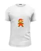 Заказать мужскую футболку в Москве. Футболка базовая Супер Марио original colors от mironcrig@gmail.com - готовые дизайны и нанесение принтов.