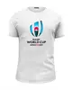 Заказать мужскую футболку в Москве. Футболка базовая RWC 2019 от rugby - готовые дизайны и нанесение принтов.