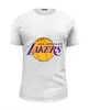 Заказать мужскую футболку в Москве. Футболка базовая Lakers от Nalivaev - готовые дизайны и нанесение принтов.