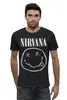 Заказать мужскую футболку в Москве. Футболка базовая Nirvana от weeert - готовые дизайны и нанесение принтов.