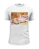 Заказать мужскую футболку в Москве. Футболка базовая Бабочки на цветущей вишне. от etherealmist - готовые дизайны и нанесение принтов.