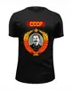 Заказать мужскую футболку в Москве. Футболка базовая Сталин  от T-shirt print  - готовые дизайны и нанесение принтов.