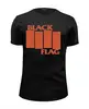 Заказать мужскую футболку в Москве. Футболка базовая футболка black flag от straight_edge - готовые дизайны и нанесение принтов.