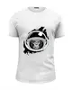 Заказать мужскую футболку в Москве. Футболка базовая Space Monkey (Космическая обезьяна) от goljakovai@mail.ru - готовые дизайны и нанесение принтов.