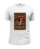 Заказать мужскую футболку в Москве. Футболка базовая Мотоциклы, винтажный постер. от lisalisa11@list.ru - готовые дизайны и нанесение принтов.