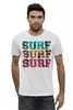 Заказать мужскую футболку в Москве. Футболка базовая ◈Surfing◈ от balden - готовые дизайны и нанесение принтов.