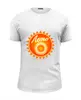 Заказать мужскую футболку в Москве. Футболка базовая Солнце от gopotol - готовые дизайны и нанесение принтов.