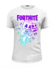 Заказать мужскую футболку в Москве. Футболка базовая MARSHMELLO FORTNITE от geekbox - готовые дизайны и нанесение принтов.