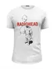 Заказать мужскую футболку в Москве. Футболка базовая Radiohead  от geekbox - готовые дизайны и нанесение принтов.