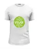 Заказать мужскую футболку в Москве. Футболка базовая Без названия от vegan@thespaceway.info - готовые дизайны и нанесение принтов.
