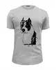 Заказать мужскую футболку в Москве. Футболка базовая Dog dog от Дана Столыпина - готовые дизайны и нанесение принтов.