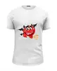 Заказать мужскую футболку в Москве. Футболка базовая Дьявольский Нептун от T-shirt print  - готовые дизайны и нанесение принтов.