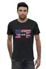 Заказать мужскую футболку в Москве. Футболка базовая Tardis USA от skynatural - готовые дизайны и нанесение принтов.