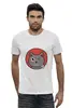 Заказать мужскую футболку в Москве. Футболка базовая забавный кот от hideo_kojima - готовые дизайны и нанесение принтов.