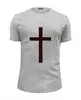 Заказать мужскую футболку в Москве. Футболка базовая Крест от avtosave@mail.ru - готовые дизайны и нанесение принтов.