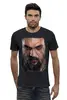 Заказать мужскую футболку в Москве. Футболка базовая Jason Momoa. Aquaman от tutik_mutik@mail.ru - готовые дизайны и нанесение принтов.
