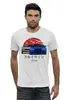 Заказать мужскую футболку в Москве. Футболка базовая Nissan Skyline R34 & Hakosuka от Oleg Markaryan - готовые дизайны и нанесение принтов.