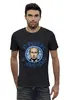 Заказать мужскую футболку в Москве. Футболка базовая Путин от EDJEY  - готовые дизайны и нанесение принтов.