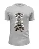 Заказать мужскую футболку в Москве. Футболка базовая Медведь на черепахе от Xieros - готовые дизайны и нанесение принтов.