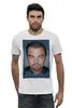 Заказать мужскую футболку в Москве. Футболка базовая Leonardo DiCaprio от scoopysmith - готовые дизайны и нанесение принтов.