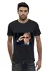Заказать мужскую футболку в Москве. Футболка базовая Putin от badarma2002@gmail.com - готовые дизайны и нанесение принтов.