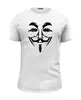 Заказать мужскую футболку в Москве. Футболка базовая Anonymous от anonymous - готовые дизайны и нанесение принтов.