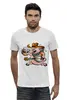 Заказать мужскую футболку в Москве. Футболка базовая Свинья  от T-shirt print  - готовые дизайны и нанесение принтов.