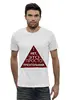 Заказать мужскую футболку в Москве. Футболка базовая Просто треугольник от oneman - готовые дизайны и нанесение принтов.