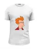 Заказать мужскую футболку в Москве. Футболка базовая Futurama от mems - готовые дизайны и нанесение принтов.