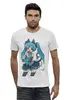 Заказать мужскую футболку в Москве. Футболка базовая hatsune miku от Lin Melman - готовые дизайны и нанесение принтов.