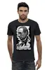 Заказать мужскую футболку в Москве. Футболка базовая Путин от mayersasha - готовые дизайны и нанесение принтов.