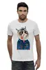 Заказать мужскую футболку в Москве. Футболка базовая kitty от Gazimpa - готовые дизайны и нанесение принтов.