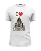 Заказать мужскую футболку в Москве. Футболка базовая Я люблю Лондон от Celluloid - готовые дизайны и нанесение принтов.