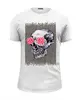 Заказать мужскую футболку в Москве. Футболка базовая Skull Art от Leichenwagen - готовые дизайны и нанесение принтов.