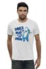 Заказать мужскую футболку в Москве. Футболка базовая Танцующая Акула от printik - готовые дизайны и нанесение принтов.