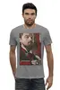 Заказать мужскую футболку в Москве. Футболка базовая Django Unchained - Di Caprio от KinoArt - готовые дизайны и нанесение принтов.