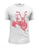 Заказать мужскую футболку в Москве. Футболка базовая Велосипед от qwere - готовые дизайны и нанесение принтов.