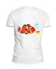 Заказать мужскую футболку в Москве. Футболка базовая Рыба клоун от galkagalka - готовые дизайны и нанесение принтов.