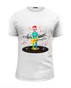 Заказать мужскую футболку в Москве. Футболка базовая Гитарист   от T-shirt print  - готовые дизайны и нанесение принтов.