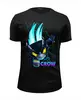 Заказать мужскую футболку в Москве. Футболка базовая Brawl Stars CROW от vista12761@rambler.ru - готовые дизайны и нанесение принтов.