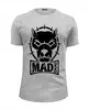 Заказать мужскую футболку в Москве. Футболка базовая Mad dog от Серега Шнайдер - готовые дизайны и нанесение принтов.