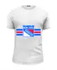 Заказать мужскую футболку в Москве. Футболка базовая Нью-Йорк Рейнджерс от kspsshop - готовые дизайны и нанесение принтов.
