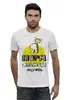 Заказать мужскую футболку в Москве. Футболка базовая Я НОРМАЛЬНАЯ :) от zhannin - готовые дизайны и нанесение принтов.