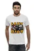 Заказать мужскую футболку в Москве. Футболка базовая Lazy riot от Серега Шнайдер - готовые дизайны и нанесение принтов.