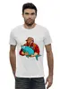 Заказать мужскую футболку в Москве. Футболка базовая Рыбалка      от T-shirt print  - готовые дизайны и нанесение принтов.