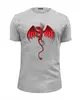 Заказать мужскую футболку в Москве. Футболка базовая Красный Дракон от printik - готовые дизайны и нанесение принтов.