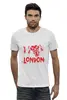 Заказать мужскую футболку в Москве. Футболка базовая I love London  от ПРИНТЫ ПЕЧАТЬ  - готовые дизайны и нанесение принтов.